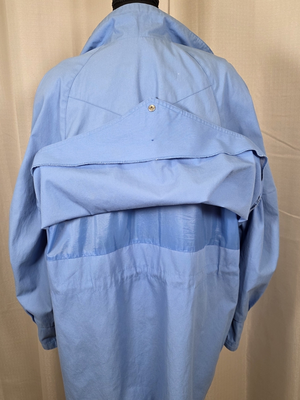 Y2K Blue Oversized Cinch Waist Jacket 1X - Picture 4 of 13